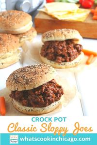 Crockpot Sloppy Joes