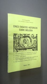 CINCO ENSAYOS HISTÓRICOS SOBRE BIOLOGÍA de segunda mano por 8 € en Villaviciosa de Odón en WALLAPOP