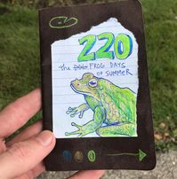 Will Santino on Instagram: “The frog days... #onemillionmoleskines #sketchbook #draw #doodle #write #sketchbook #220 #artist”