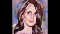 Lana Del Rey. Acrylic portrait. - YouTube