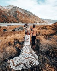 Fairytales are real! New Zealand is proof of that! ✨ This place is pure magic and such an adventure to explore. Save this pin as inspiration for your New Zealand travels and photo inspiration for your trips. #mariefeandjakesnow #visitnewzealand #newzealandtravel #travelcouple #travelinspiration #dreamdestination #newzealand #couplegoals