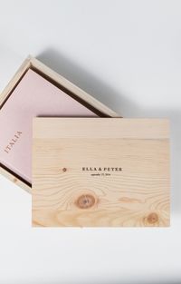 The @artifactuprsng Wooden Box is perfect home for your wedding photo books or prints. Featuring a customizable printed lid with your choice of text or an image.