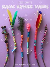 The most fun and easy kids craft activity, just wrap some yarn around a stick and make some magic happen!  Visit the Mini mad Things craft blog for lots of fun kids craft activities to make with your little ones.