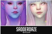 Sadderdaze Lipstick by pyxis via tumblr | Lipstick Matte+Subtile | Si-Fi | TS4 | Maxis Match | MM | CC | Pin by sueladysims
