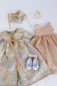 Queen Isabella Golden Royal Gown with by DreamWorldCollection