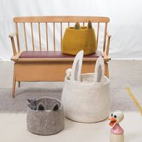 Rangement en feutre - Pasu bunny calebasse - MUSKHANE