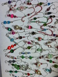 Beaded Ornament Hooks - why use boring hooks!