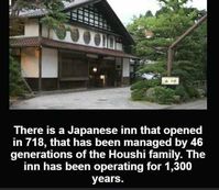 The world's oldest hotel according to Guinness, Hoshi Ryokan was established in 718 and has been operated by 46 generations of the same family. It offers hot springs and traditional dishes. It is a 5-minute walk to Osshobe Park.