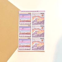 Get creative planning your days in your bullet journal or planner with this aesthetic vaporwave sticker sheet! My hand drawn illustrations are designed to bring a smile to your face and increase motivation for planning your months, weeks, and days. #hydroflaskstickers #aestheticstickers #bujostickers #vaporwavestickers #aestheticoceanwaves