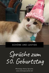 Als heißer Feger einst bekannt Wirst du heut kaum noch so genannt Und das kann eines nur bedeuten: Es geht den Menschen wie den Leuten Doch wer wie du noch Charme versprüht Der ist noch lange nicht verblühtDeswegen haben wir für euch Wundervolle und lustige Sprüche zu 50. Geburtstag gesammelt! schöne Sprüche zum 50. Geburtstag Lustige Sprüche zum 50. Geburtstag Sprüche zum 50.Geburtstag