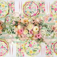 Spring Blossoms Table Setting – Sophistiplate LLC