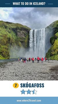 If you are a nature lover, I am sure you will be amazed by the beautiful natural landscapes of Iceland (waterfalls, volcanoes, glaciers,...) To spend an excellent trip in Iceland, I suggest you my travel guide available for free on where2travel.com where you will find all the places to visit with their geographical coordinates and all the practical information (transport, accommodation, food,...).