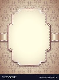 Retro frame vertical background Royalty Free Vector Image