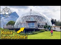 (26) Sustainable Arctic DOME HOME recycles water & grows food! - YouTube