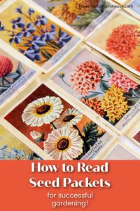 See what you can learn from the back of seed packets and what you need to pay attention to. Seed packets have a wealth of information that can help you be successful in your gardening efforts. See how easy it is to decipher it all.