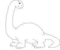 Werkblad motoriek: dino