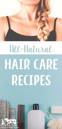 Lots of recipes and advice for gentle, natural hair care- This is so simple & check out the difference it made!! #naturalbeauty #homemade #shampoo #hairspray #nopoo #reformationacres