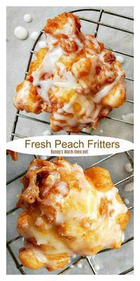 Delicious Fresh Peach Fritters