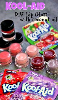 Make Your Own Kool-Aid Lip Gloss