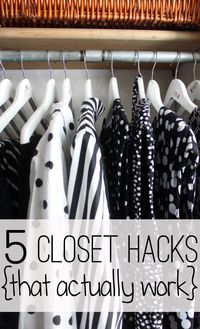 Organize your closet with these 5 simple hacks