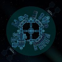 Round space station floor plan (source unknown)