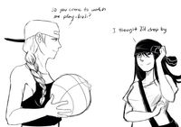 Genderbent Kevin x Edd I feel like Edd would have bigger boobs then Kevin for sure!