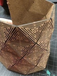 Living Hinge, Bent form