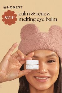 Have you tried our new Calm & Renew Melting Eye Balm yet? It’s packed with shea butter + argan oil to nourish the skin, plus our Calming Phyto Blend™ to soothe + help support the skin barrier. The result? Eyes that look more plump, supple, smooth and radiant.
