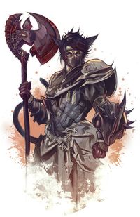 FFXIV Warrior Commission by VVernacatola
