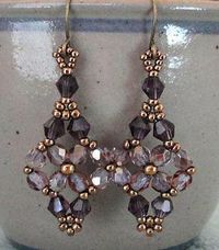 beaded earrings instructions #BeadedEarrings
