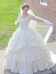 Mariage victorien guerre civile Steampunk robe robe de mariée image 2