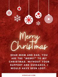 Dear mom and dad, you are the “Merry” to my Christmas. Without your support and guidance, I would have been lost.