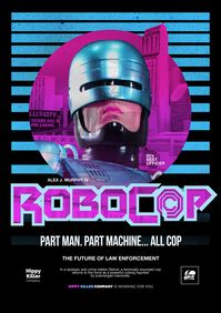 Alex J. Murphy es #Robocop. Diseño para Hippy Killer Company ©2019