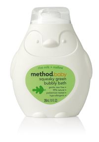 Method Squeaky Green Baby Bubbly Bath