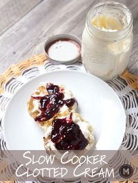 A common breakfast topping in the UK is clotted cream, but it's almost impossible to find in the US. Here's how to make your own in a slow cooker. Slather it on everything.