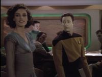 Star Trek Next Generation 5 X 21 "Perfect Mate" Famke Janssen as Kamala