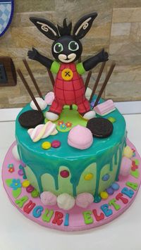 Torta coniglietto Bing!!! Drip Cake Chiffon Cake Bing Cake