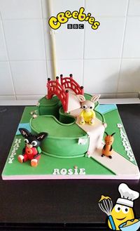 Surprise your little ones with the best Bing birthday cake.