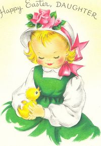 ♥ Dad bringing me home a little chick for Easter. Heat lamp and in a box in the kitchen :) ICan remember it like it was yesterday.