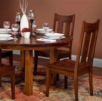 Amish Made Wooden Dining room suite: Matches any home decor perfectly.