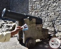 Cannon in Cahir Castle, Ireland; Travel Tips by exquisitEXPLORATIONS Travel Blog