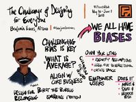 Its #frontutah time! #sketchnotes from @benjamineevans opening talk.