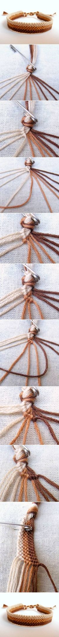 DIY Easy Weave Bracelet DIY Projects