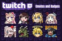 For only $25, edwardcandraw will draw twitch emotes and badges. | I will draw Customized Emotes for Twitch, Mixer, Discord, or any other platform of your choice! You just need to describe them for me so | On Fiverr.com