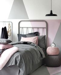 Une déco en gris et rose dans une chambre de fille | My Blog Deco