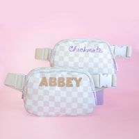 Personalized Checker Fanny Pack - Daily Disco