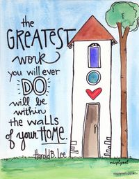 Illustration Print Greatest Work Done at Home by nicplynel on Etsy, $2.00