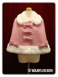 Teddy Ribbon Cape by the lolita fashion brand Baby, the Stars Shine Bright.