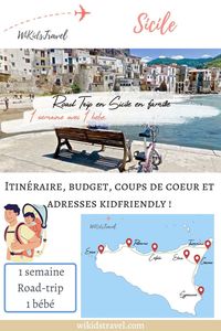 Que faire en Sicile en famille ? Inspirez-vous du témoignage d'une famille de 3 personnes avec 1 bébé ! Itinéraire, budget, coups de coeur, photos et adresses kidfriendly... tout est là pour vous aider à préparer votre prochaine aventure en Sicile avec vos enfants ! #voyage #voyageenfamille #sicile #italie #europe #travel #roadtrip #voyageavecenfants #voyageetenfants #aventure #partirenfamille