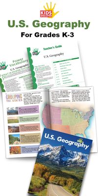 Learn about the regions and landforms of the United States in U.S. Geography for early elementary readers, through maps, charts, and breathtaking photographs. It also includes a free Power Vocabulary Packet and Teacher Guide! | Kids Discover